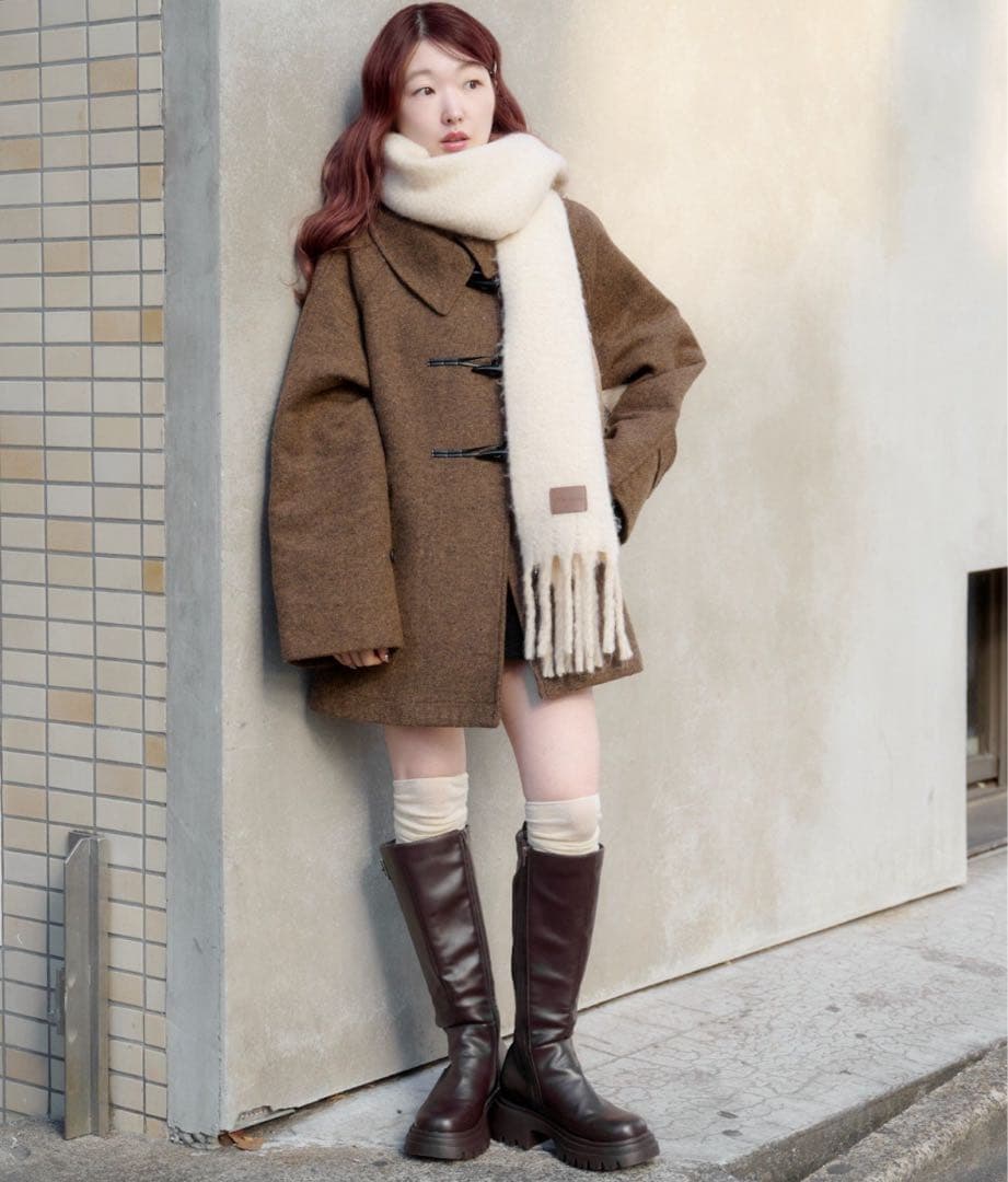 kastane 【お気に入り1万人突破！/ベスト付き】ダッフルフレアコート