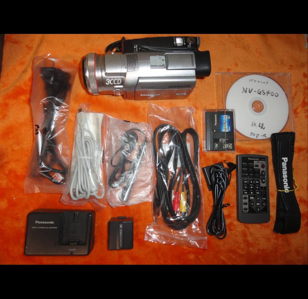 録・再・ダビング☆ミニDV◆パナソニック　ＧＳ４００　付属品１３点