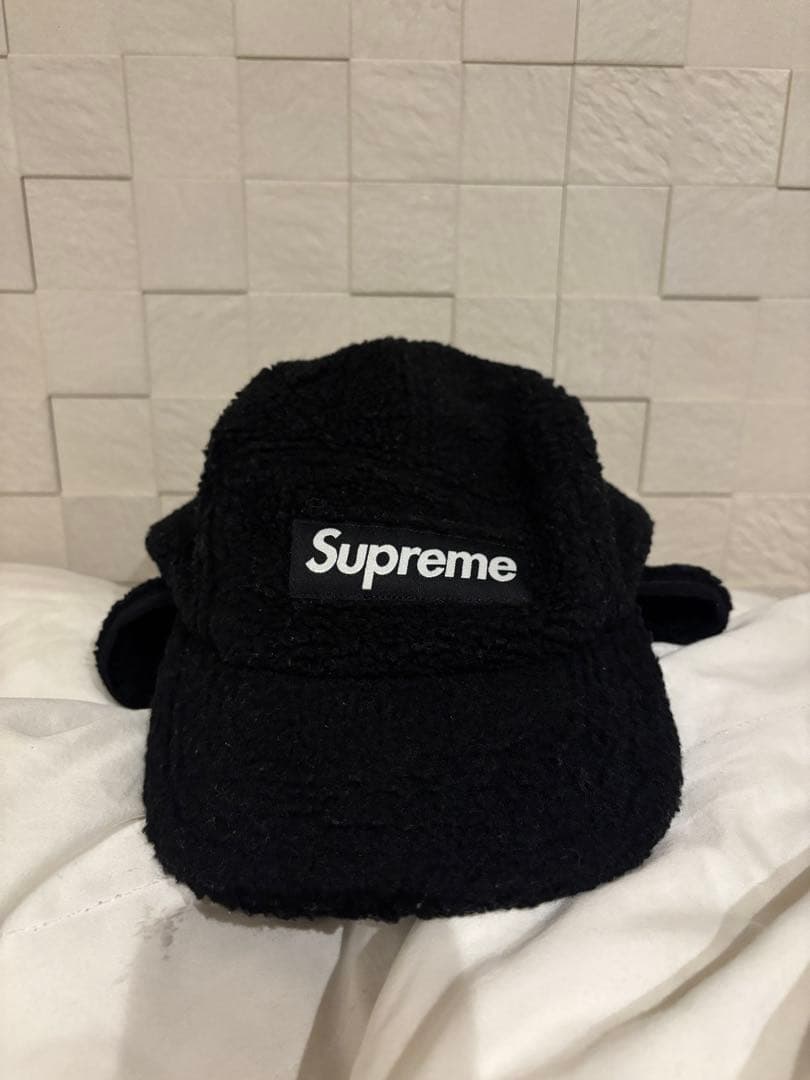 【正規品】シュプリーム　耳付きキャップ