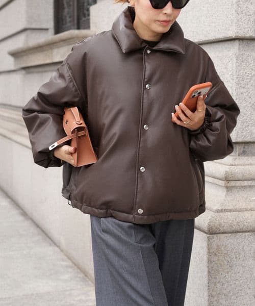 タ*コ様 今季　新品特価　[CALUX/キャラクス] SHORT COACH J CALUX（キャラクス） コート アウター 「CALUX/キャラクス」SHORT