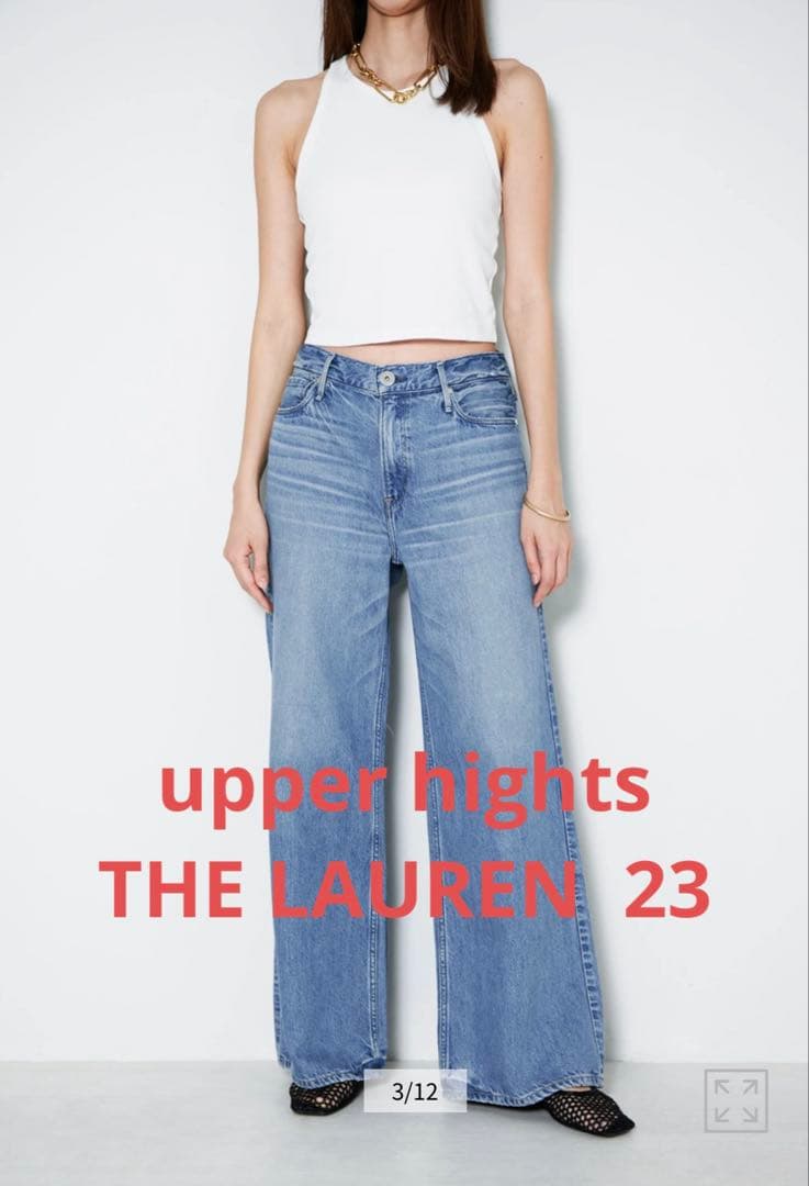 upper hights THE LAUREN 微フレアデニム　23