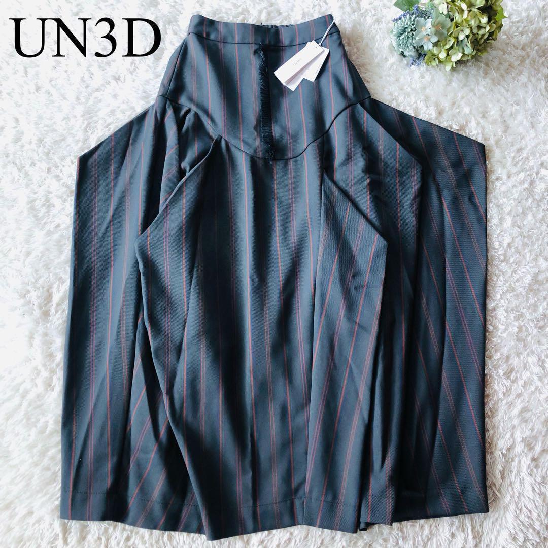 5.2万✨未使用 24年 アンスリード マルチピンストライプタックスカート UN3D. - 2024 SS | Sir online store / サー オンラインストア