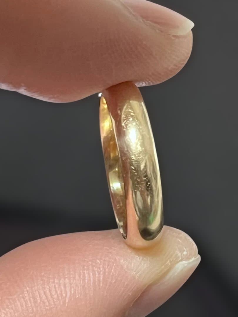 K18 甲丸リング　13号