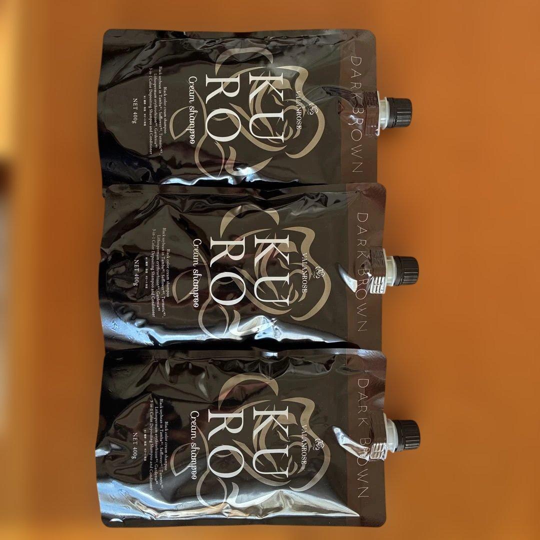 ダークブラウン カラーシャンプー 3個セット