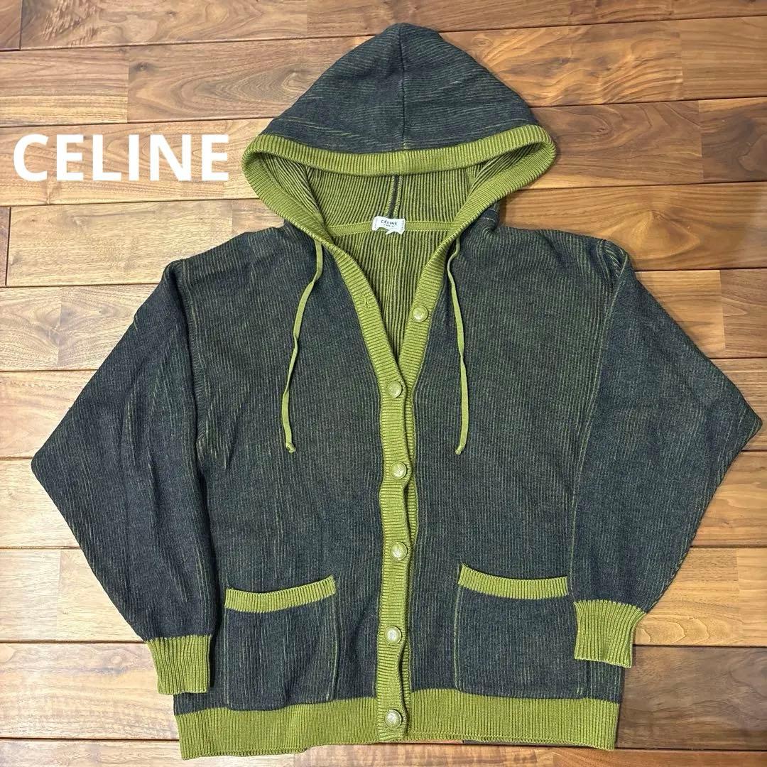 CELINE セリーヌニットパーカーレディース