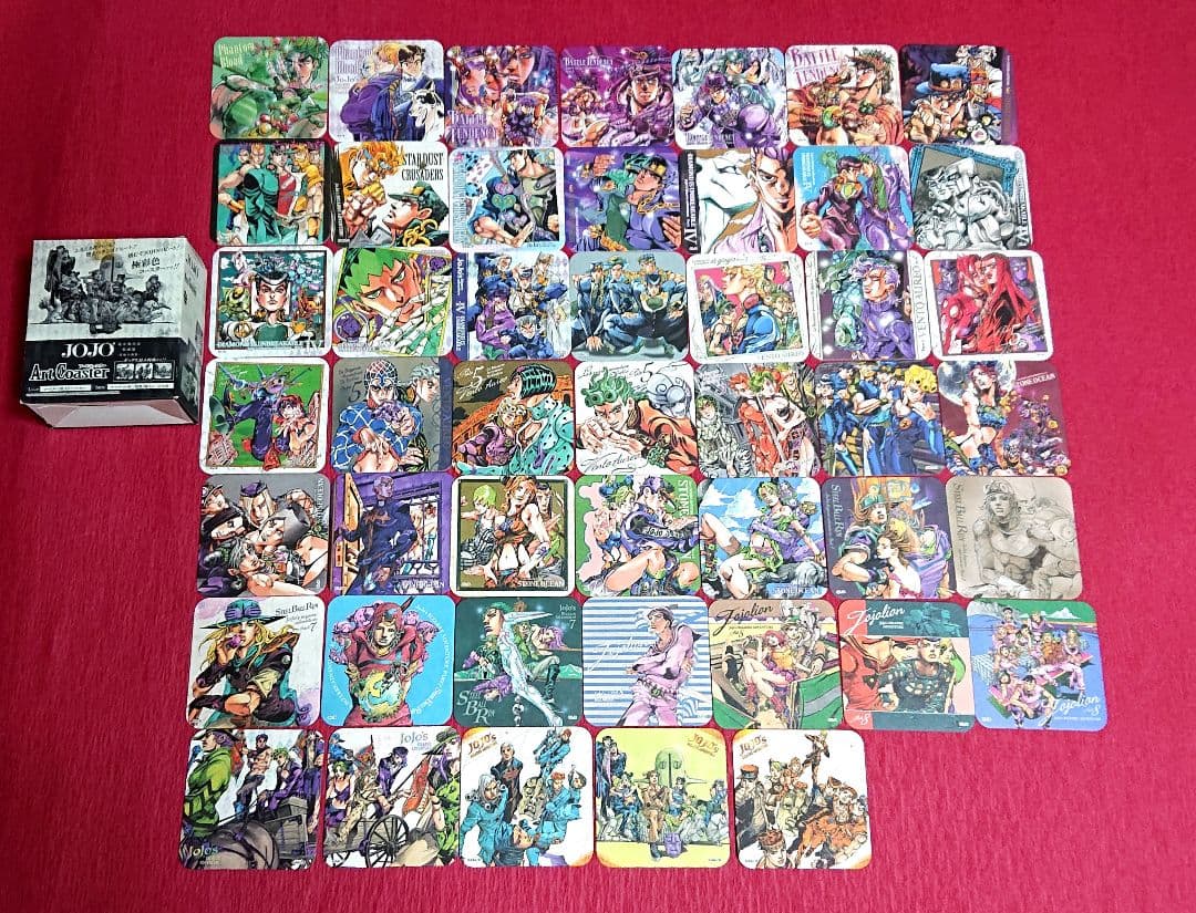 47枚 ジョジョの奇妙な冒険 ジョジョ展 アートコースター