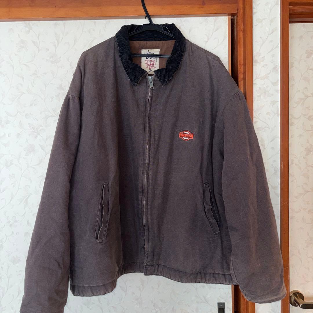 STUSSY OUTER GEAR XL ブラウンジャンパー