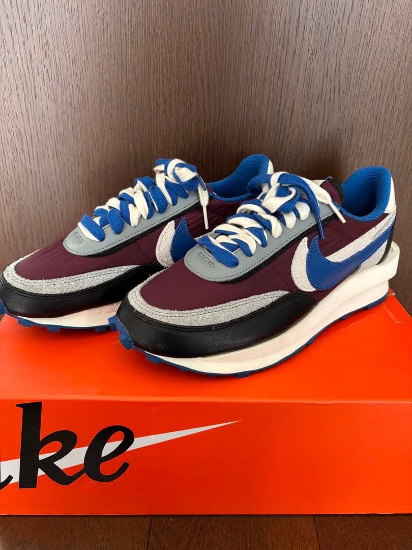 Nike sacai スニーカー マルーン/ブルー