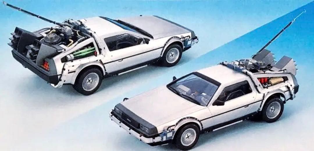 限定品 1/24 デロリアン・パート1 w/カラーエッチングパーツ アオシマ