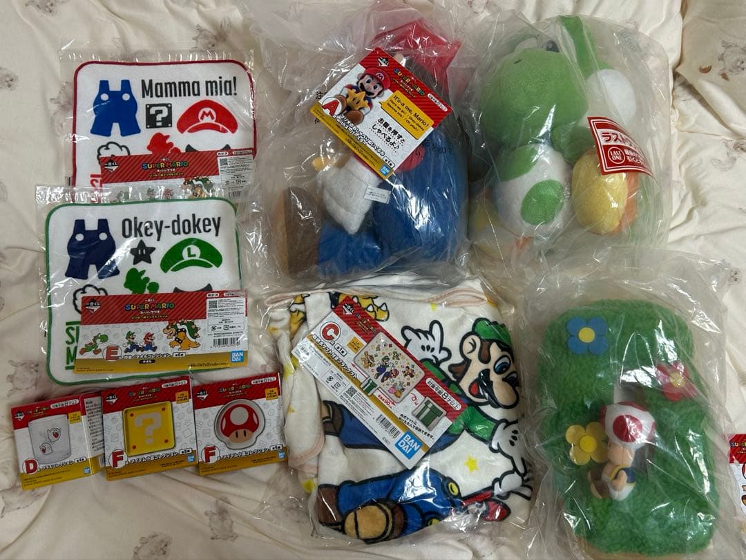 スーパーマリオ　一番くじ　A賞、B賞、C賞、ラストワン　おまとめセット