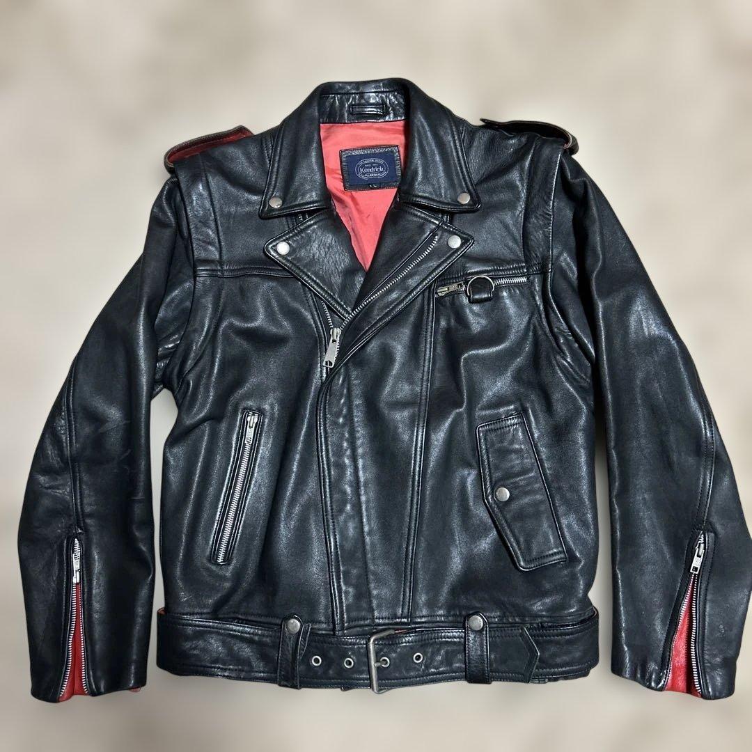 よ*か様 昭和革ジャンL横浜銀蝿キャロルクリームソーダクールスDカンブラックキャ