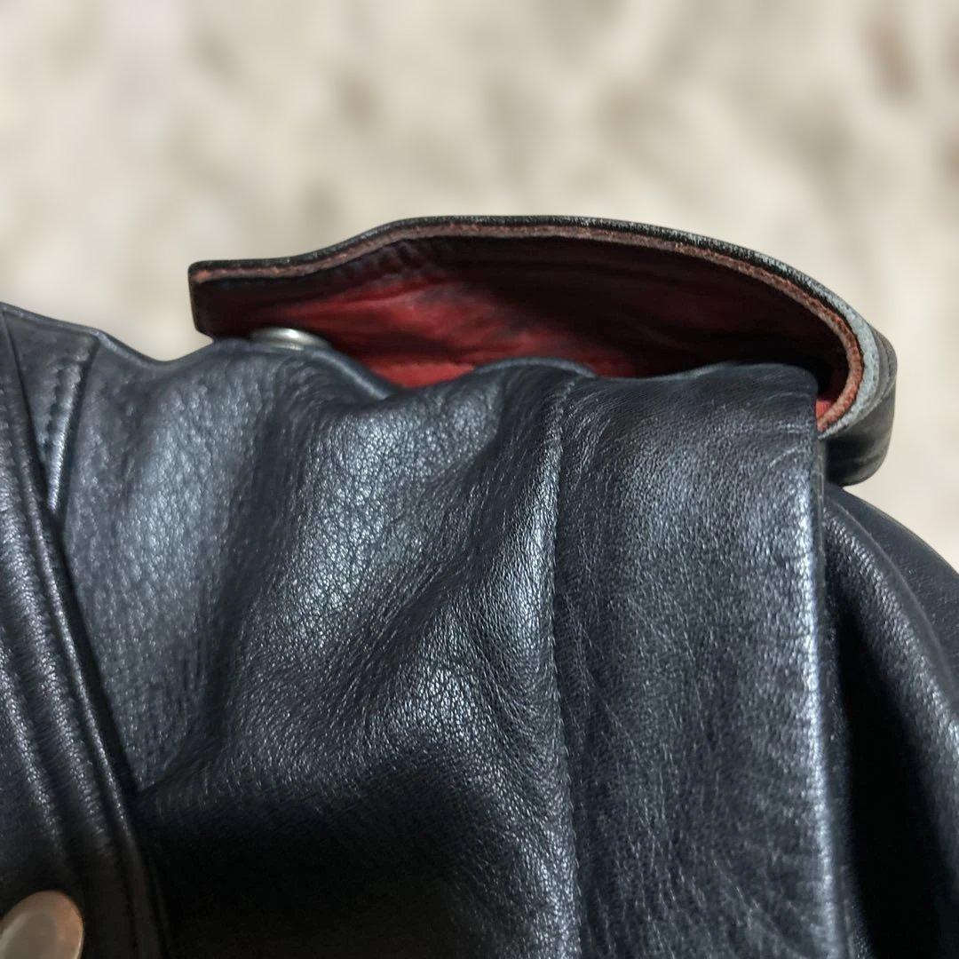 よ*か様 昭和革ジャンL横浜銀蝿キャロルクリームソーダクールスDカン