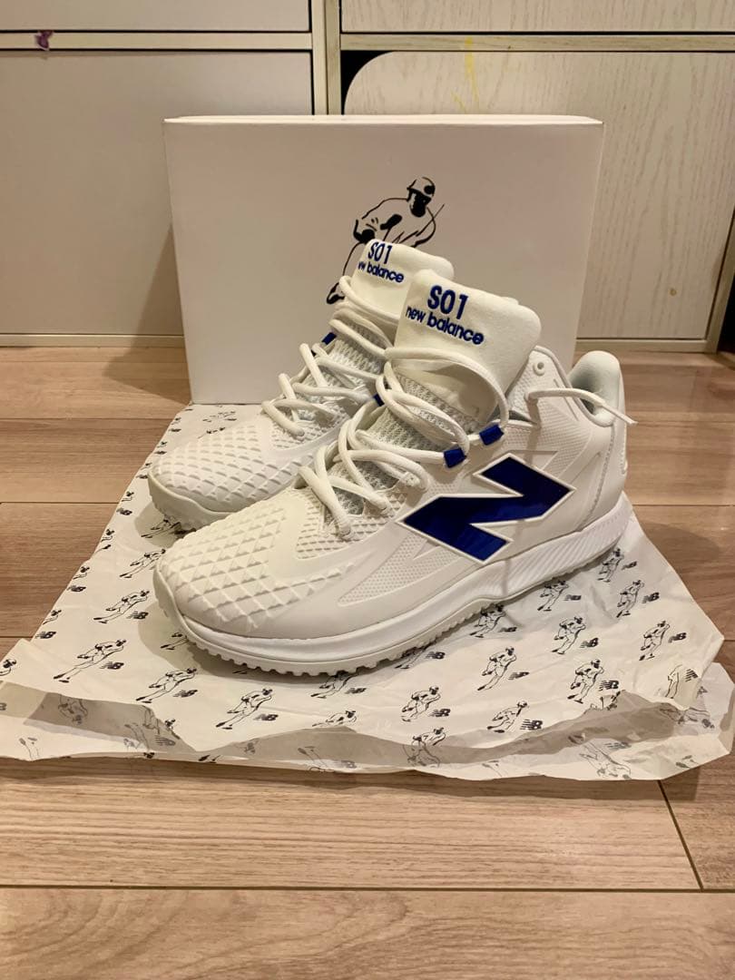 New Balance トレーニングシューズ ホワイト/ブルー