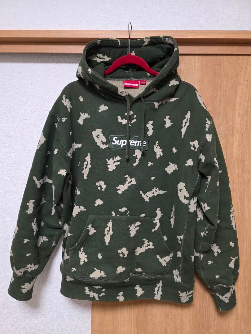 Supreme パーカー Lサイズ カーキ オリーブ カモフラ フーディー　美品 中古・古着通販】Supreme (シュプリーム) Fox Racing Zip Up Hooded