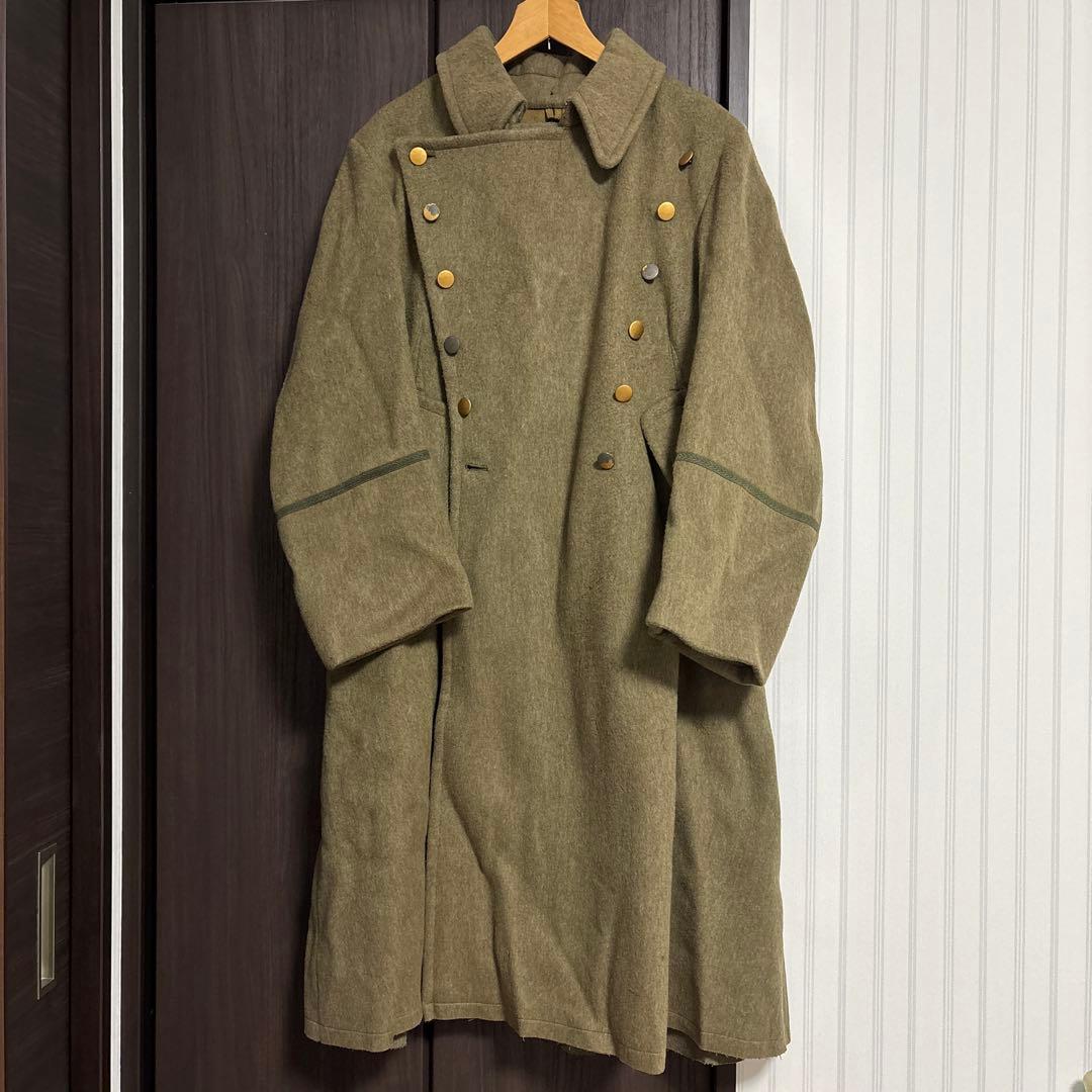 【処分前値下げ中】戦争遺品 日本軍 コート 将校用 サイズ大きめ