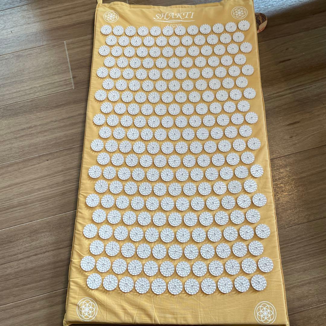 【正規品】シャクティマットSHAKTI LIGHT アクパンクチャー用イエロー