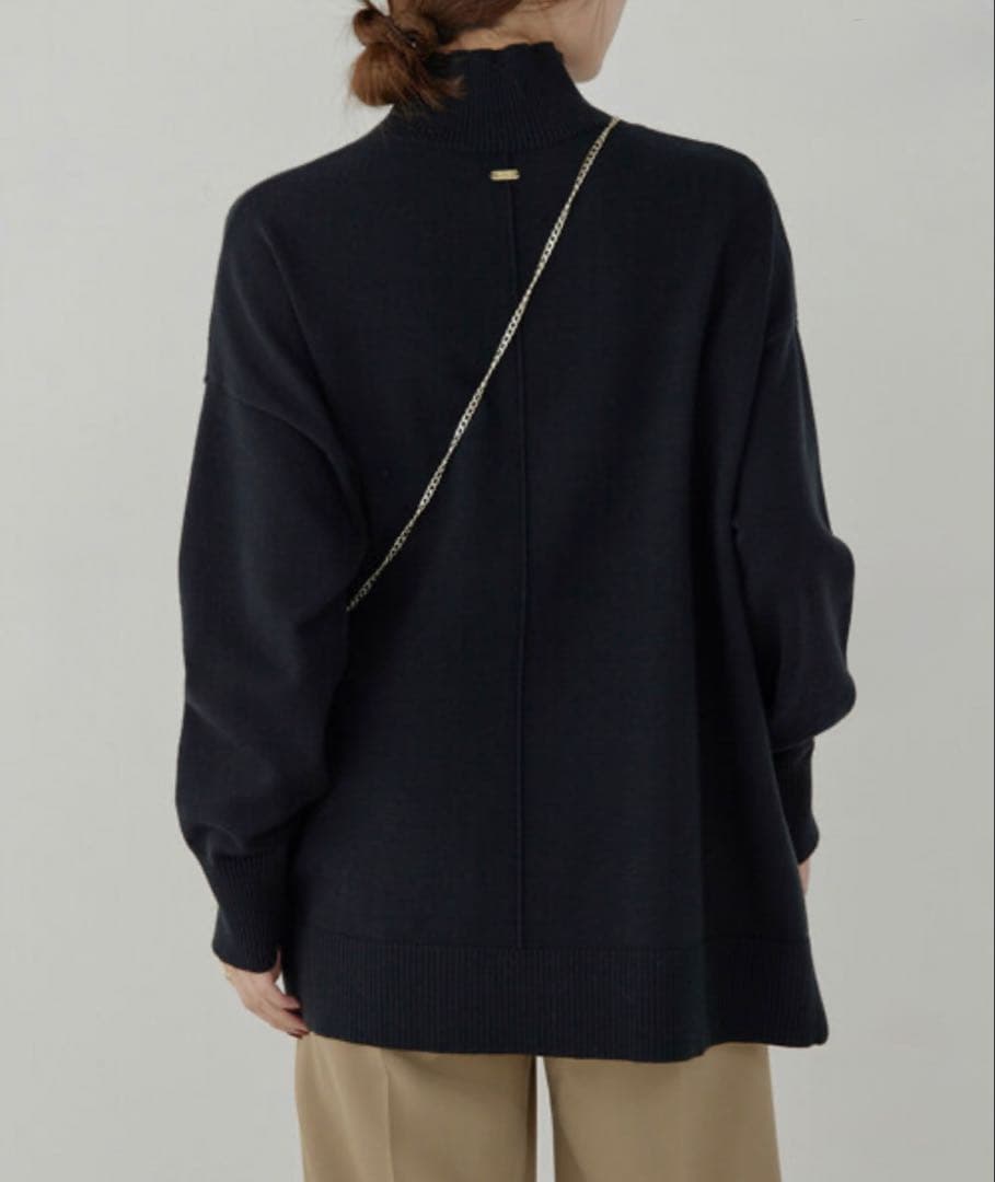 ★anton★ガリャルダガランテ 《全骨格対応》オーバータートルニット 黒