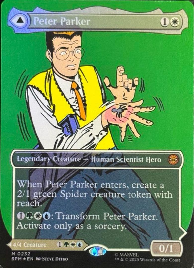 MTG ピーター・パーカー 英語版　foil MTG専門店|東京MTG】MTGカード・アート通販サイト