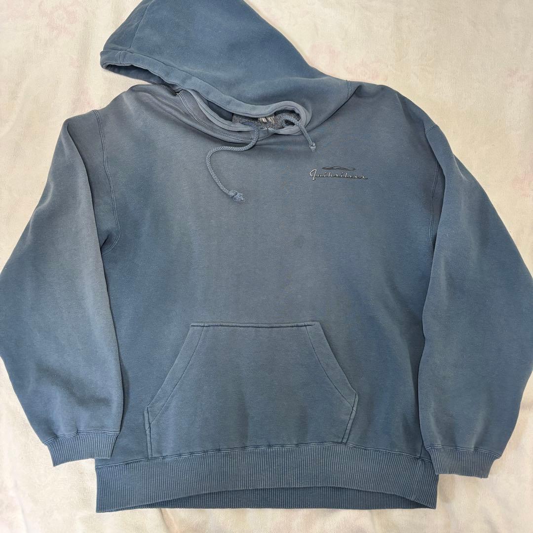 Old Quiksilver パーカー フェード バックロゴ オールドスケート