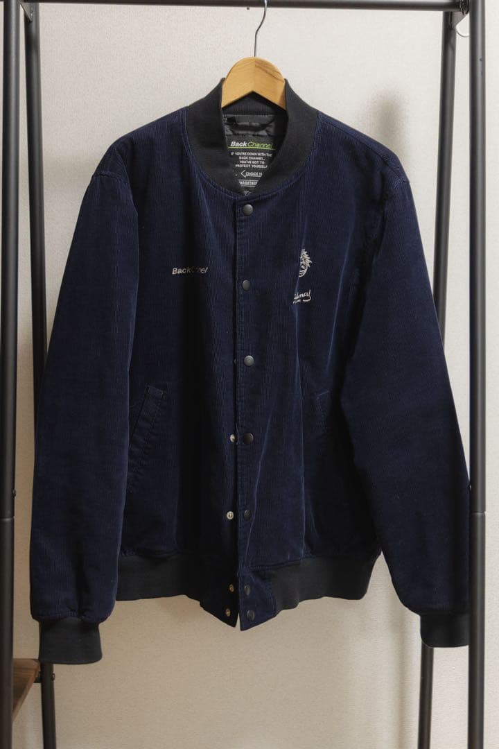 BackChannel コーデュロイ ジャンパー ネイビー