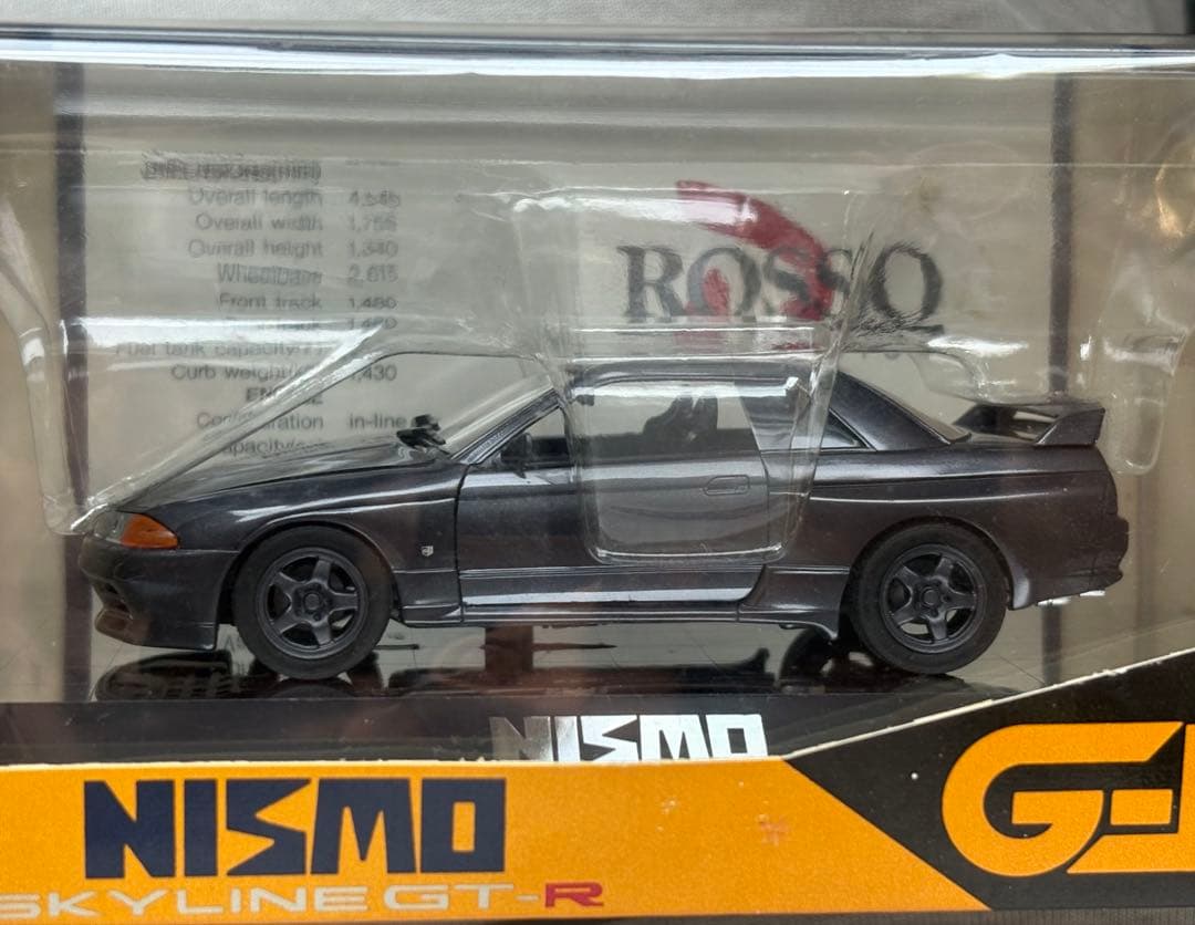 ロッソ 1/43 スカイライン GT-R ニスモ R32 ガングレーメタリック
