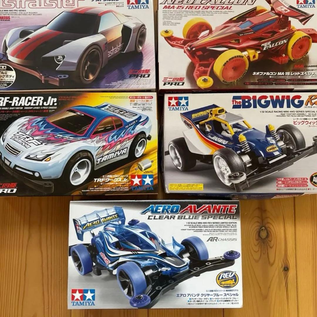 タミヤ ミニ四駆キット 5点セット タミヤ ミニ四駆スターターパックAR スピードタイプ (エアロ アバンテ