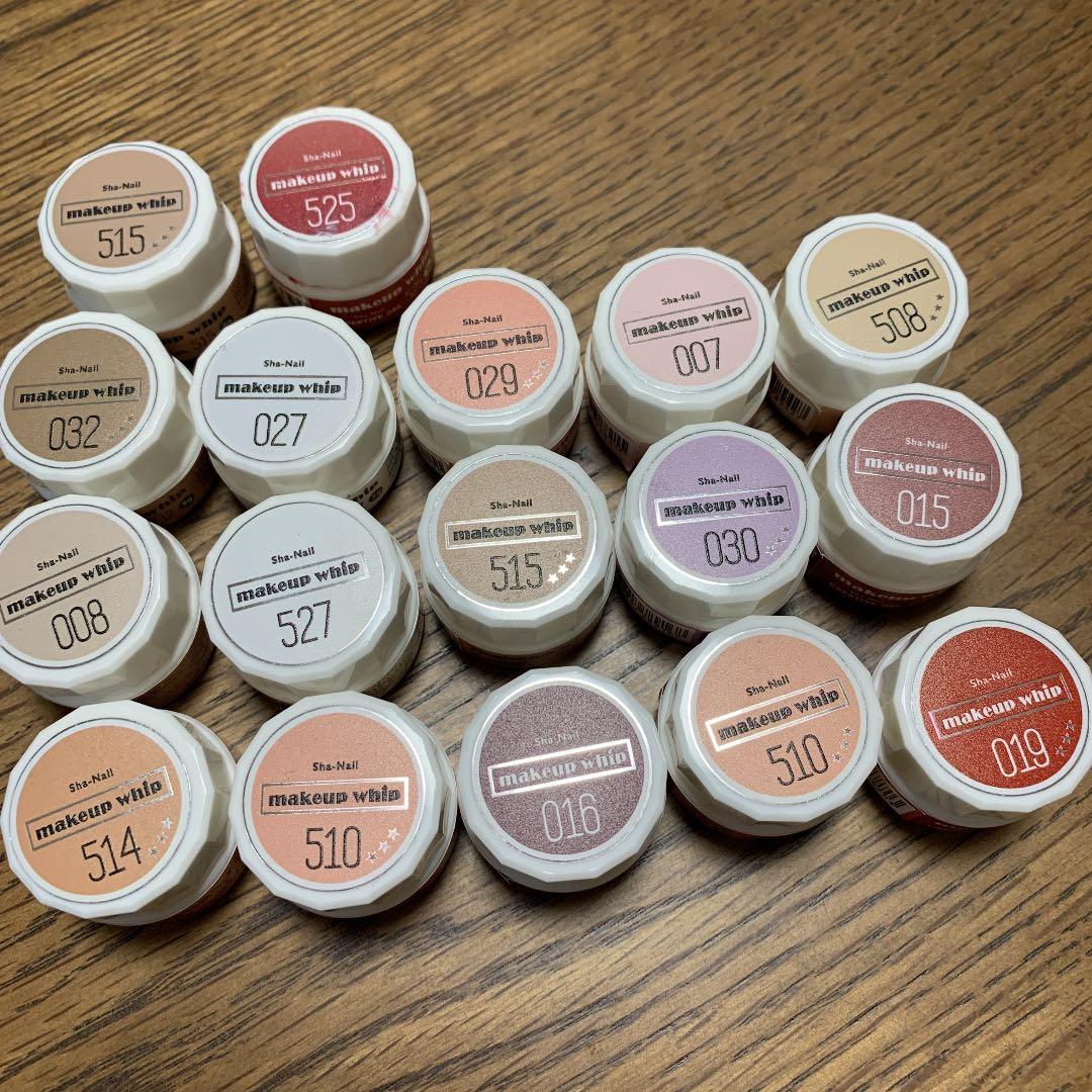 美品　新品未使用品含む　makeup whip ジェル 17個