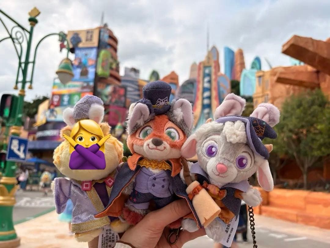 上海ディズニー 25年ハロウィン ズートピア ニック ジュディ