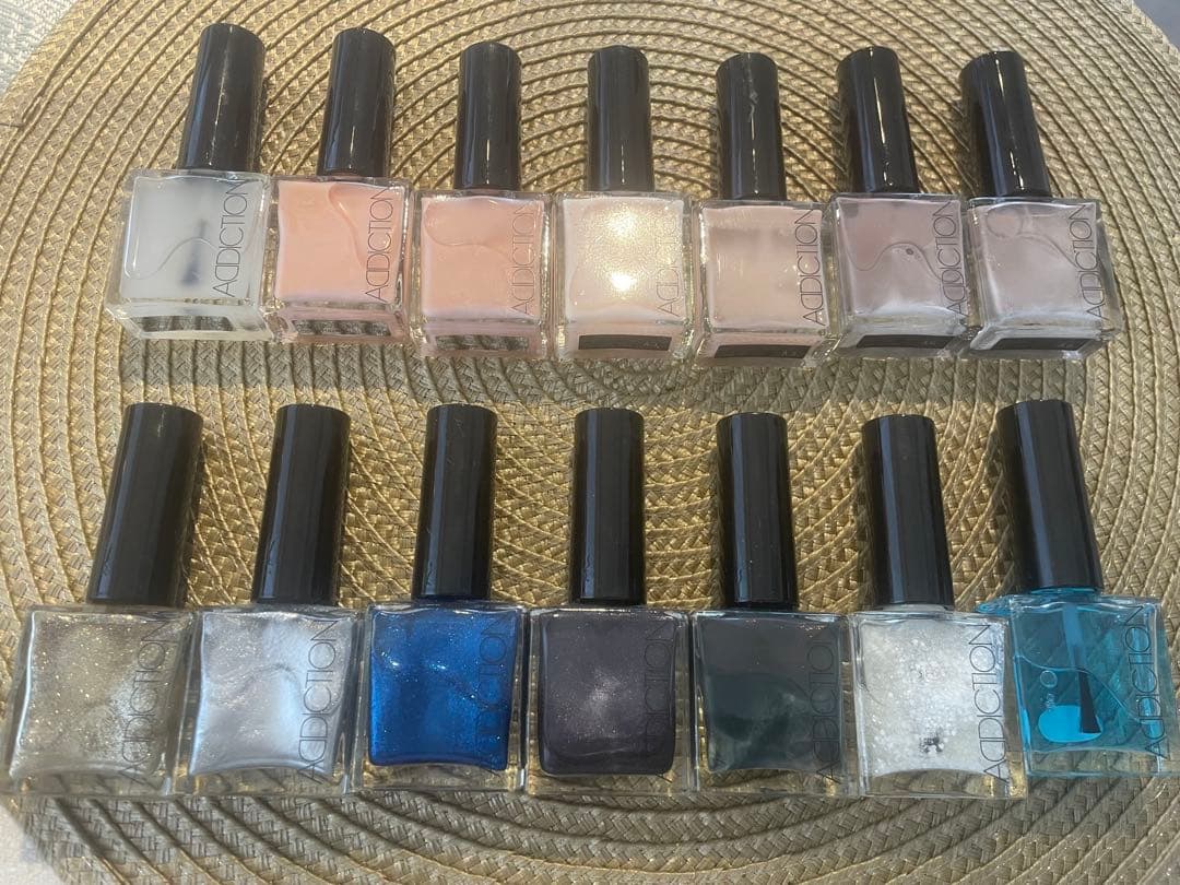 ADDICTION ネイルカラー 14本まとめほぼ未使用｜使いやすい