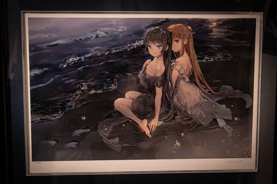 Anmi 「ocean」 直筆サイン入り版画