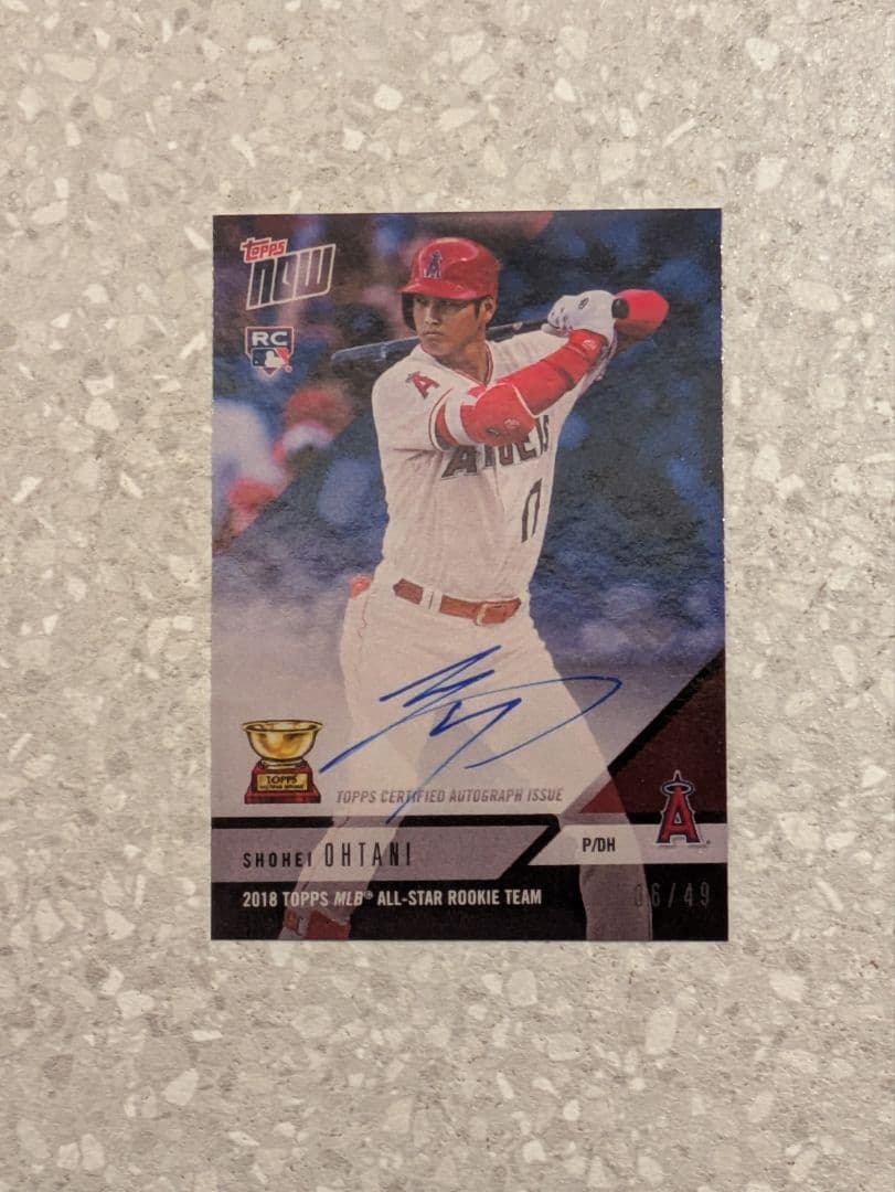 2018 大谷翔平ルーキーサインカード（リプリント