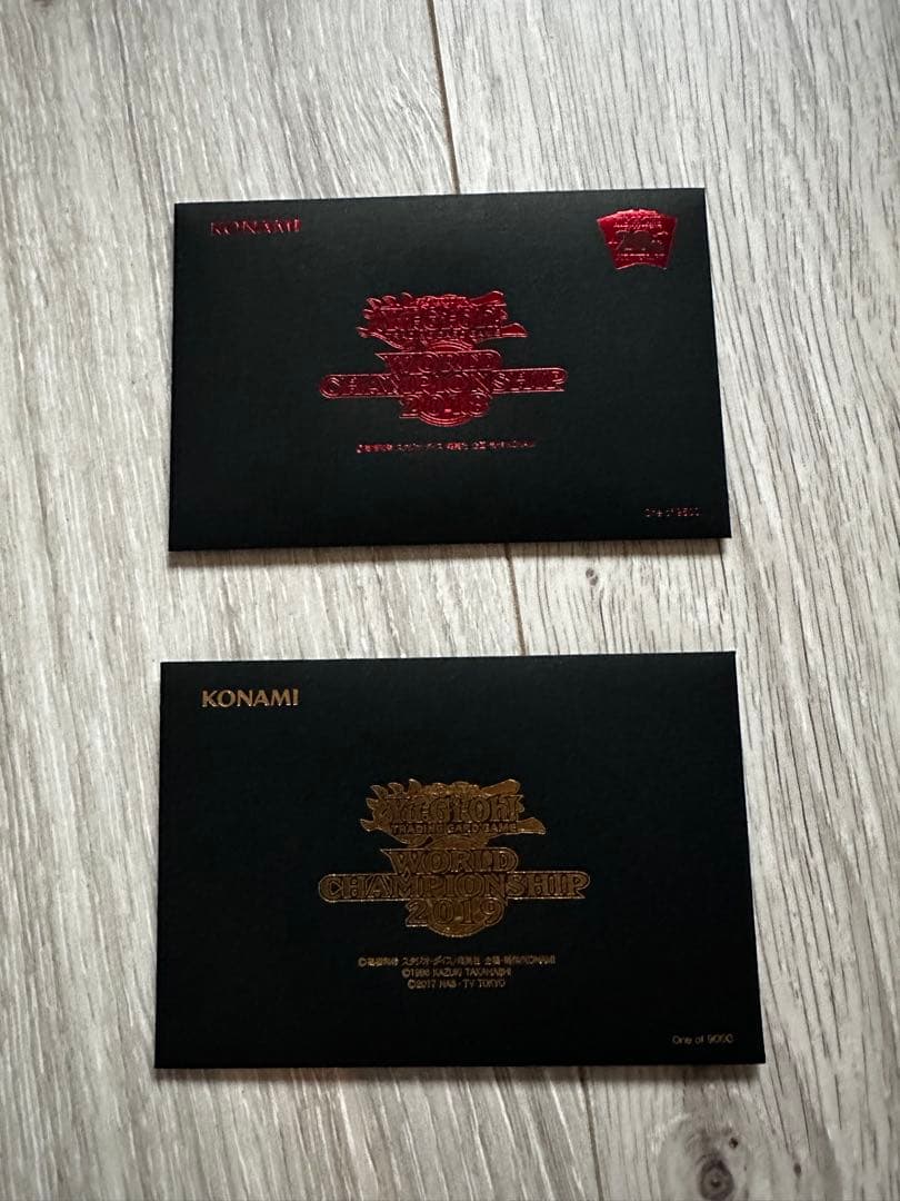 遊戯王 wcs2018 wcs2019 黒封筒 未開封