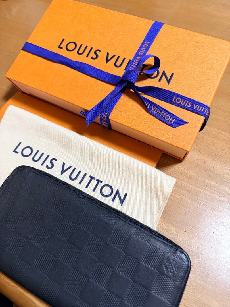 LOUIS VUITTON 長財布 ダミエ ポルトフォイユ ブラザ