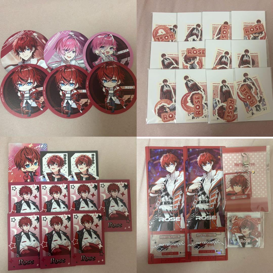めておら ロゼさんグッズまとめ めておらロゼ缶バッジまとめ売りMeteorites