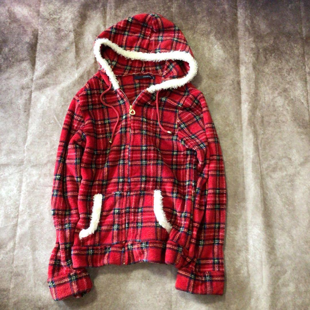 y2k 赤タータンチェックセットアップ グランジフェアリー NANA 原宿00s