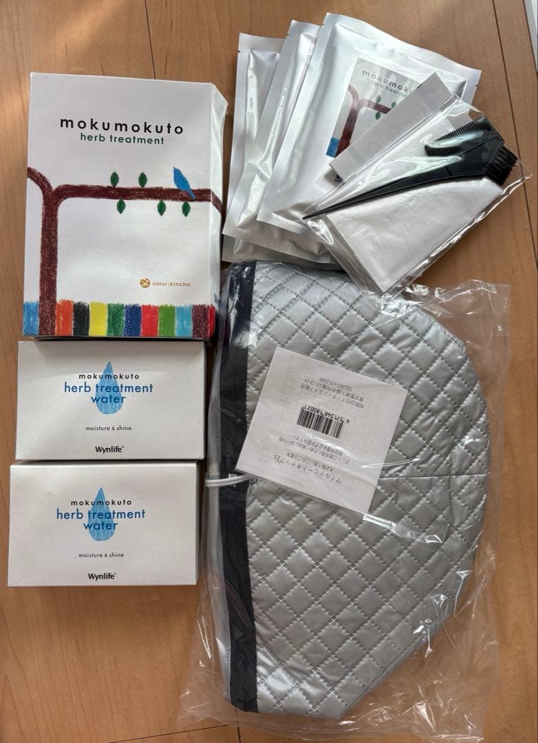 mokumokuto HTウォーター ハーブトリートメント金茶 ヒートキャップ