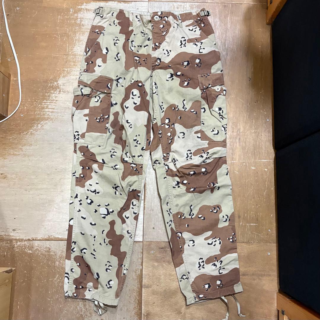 vintage US軍チョコチップデザートカモカーゴパンツ M/R