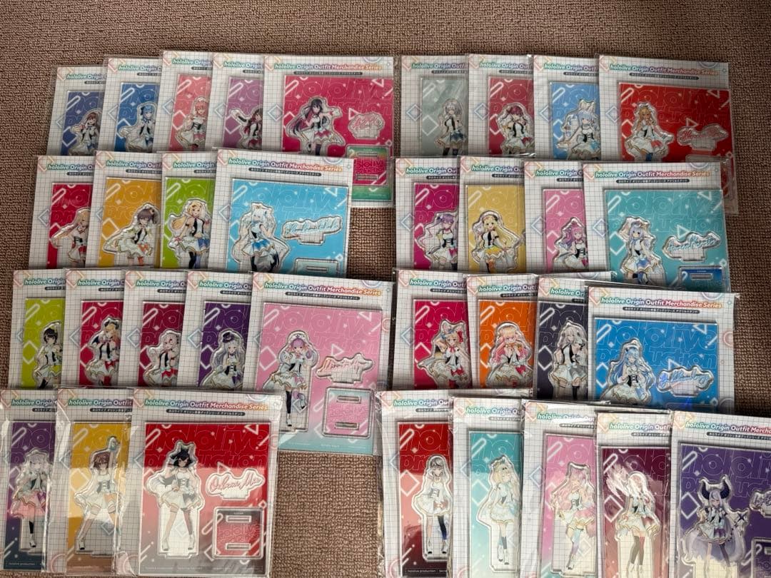 ホロライブ オリジン衣装 アクリルスタンド コンプリートセット