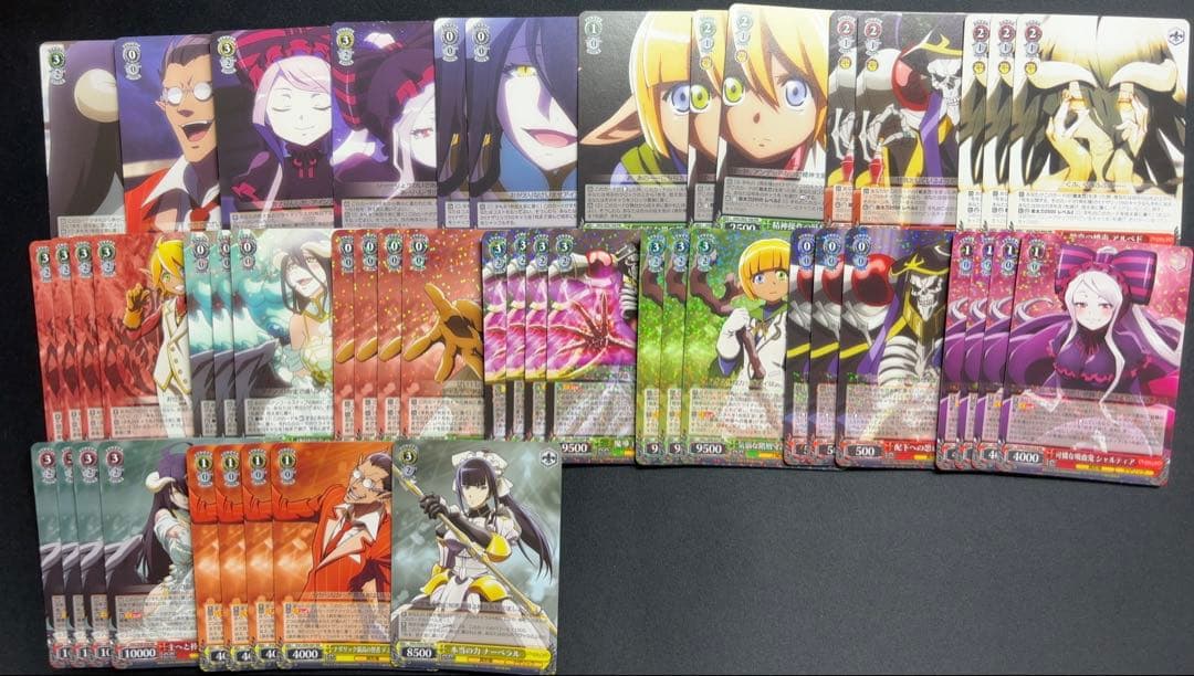 ヴァイスシュヴァルツ オーバーロード　デッキ＋パーツまとめ売り ヴァイスシュヴァルツ オーバーロード 8電源 デッキ おまけ付き - メルカリ