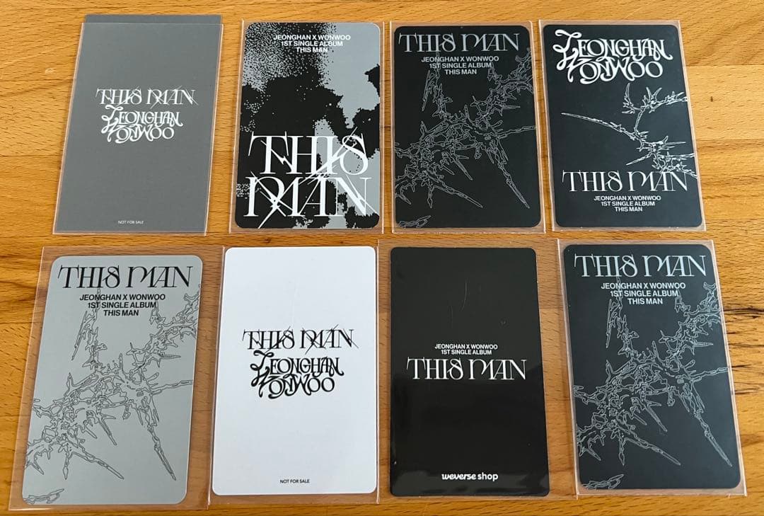 匿名配送 ウォヌ トレカ THIS MAN 各特典 8枚セット - メルカリ