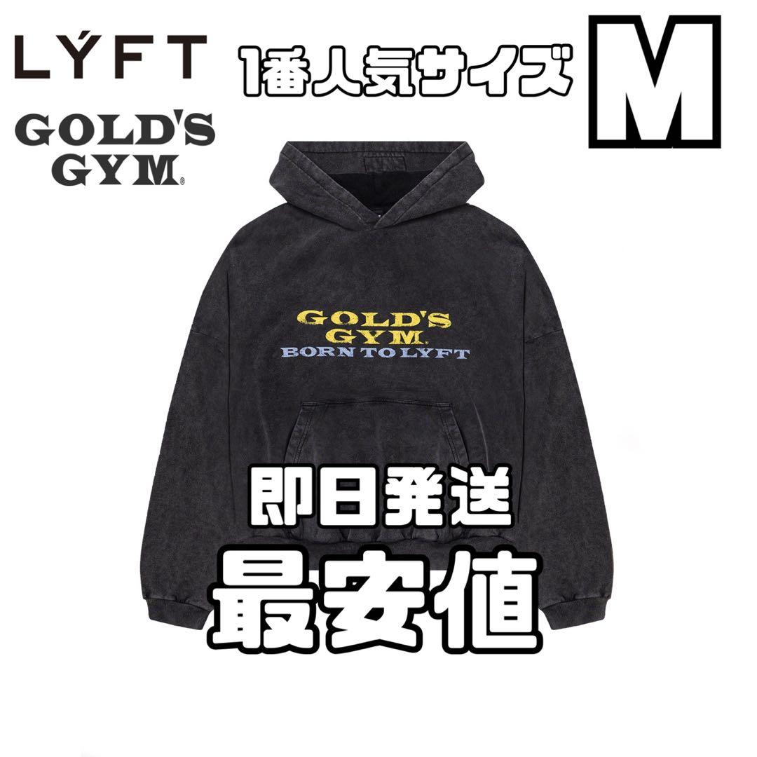 M LÝFT × GOLD'S GYM VINTAGE LOGO HOODIE