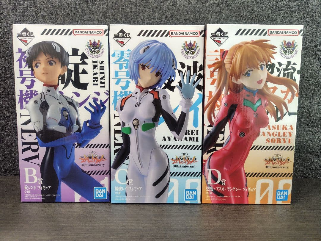 【おまけあり】一番くじ 新世紀エヴァンゲリオン B C D フィギュア 一番くじ 新世紀エヴァンゲリオン 30th Anniversary｜一番くじ倶楽部