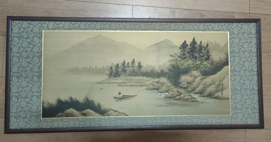 3尺欄間額　水彩画