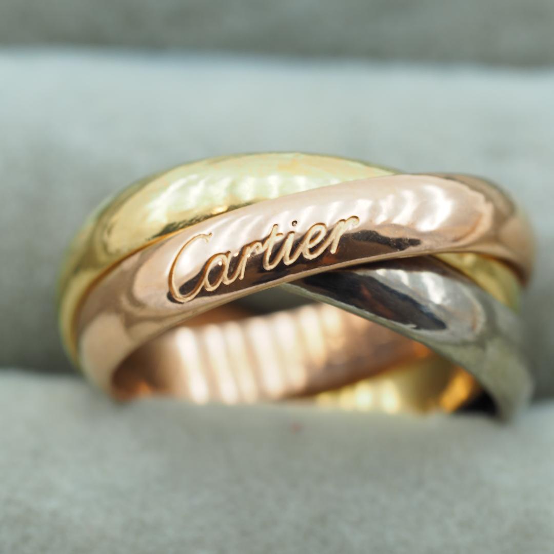 カルティエ リング トリニティ クラシック MM スリーカラー 50号 K18