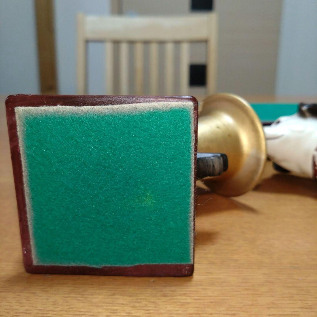 昭和レトロ】◇ビクター犬◇蓄音機とニッパー台座付◇陶器製◇超稀少