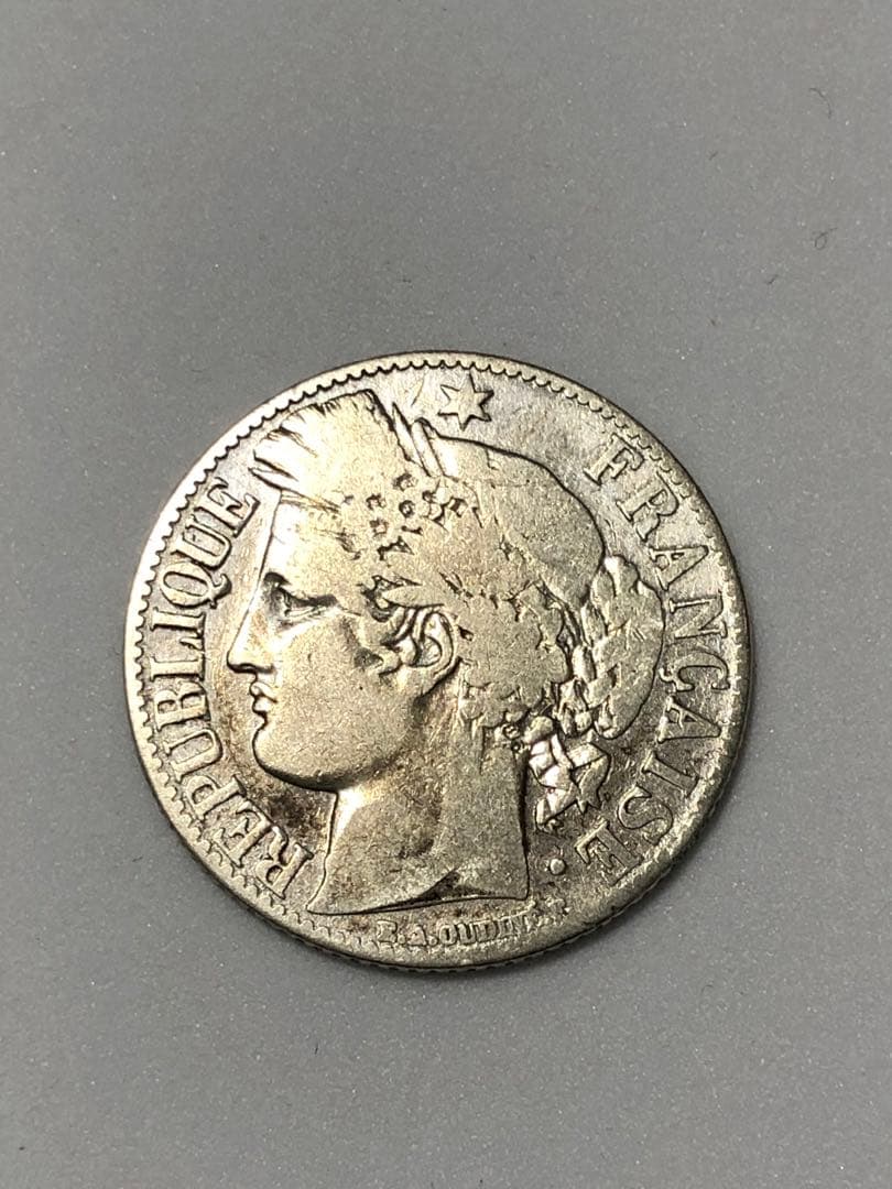 フランス 1フラン銀貨 1901年 自由の女神マリアンヌ - メルカリ