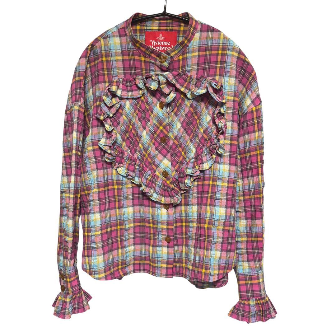 Vivienne Westwood RED LABEL ハート フリル シャツ - メルカリ