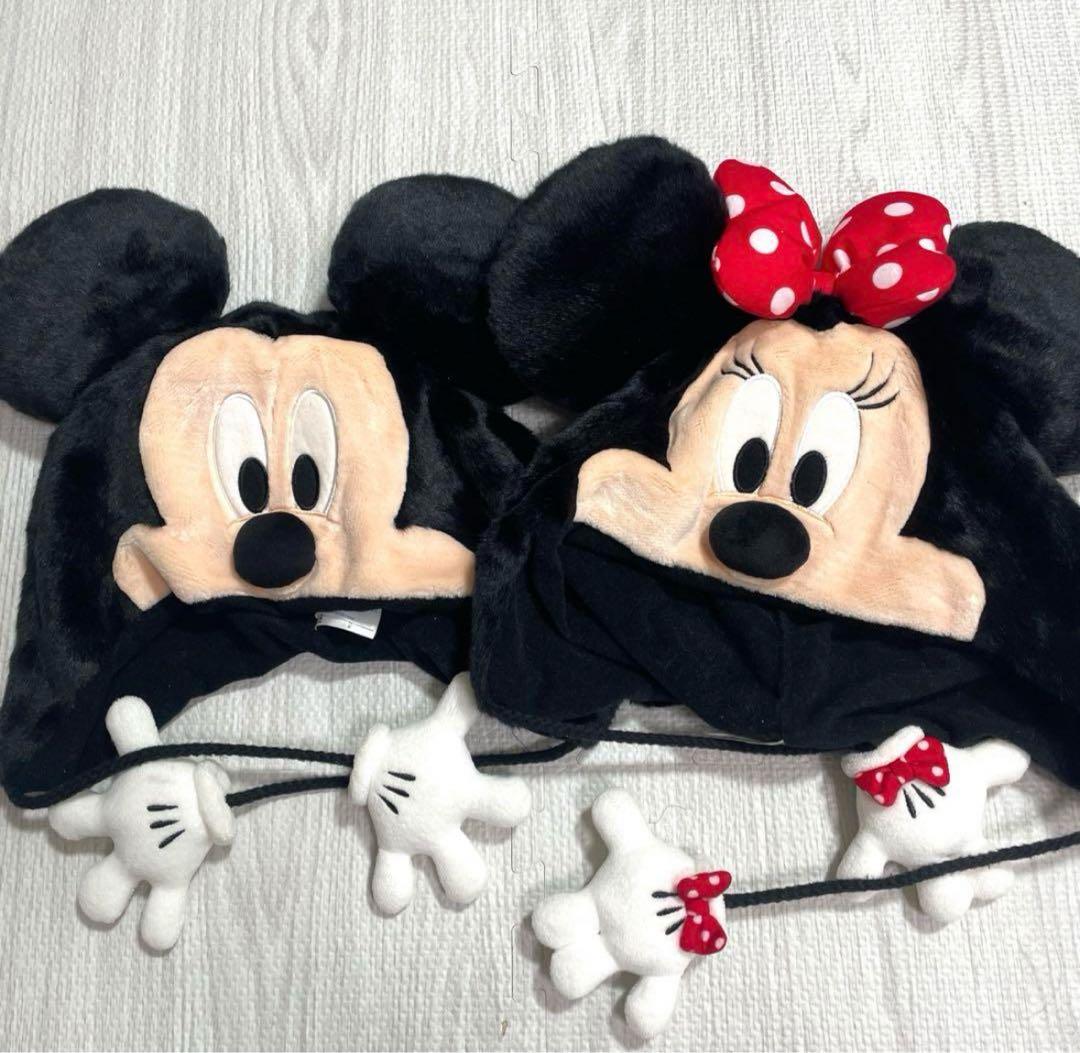 新品未使用 ディズニー ミッキー ミニー ファンキャップ カップル
