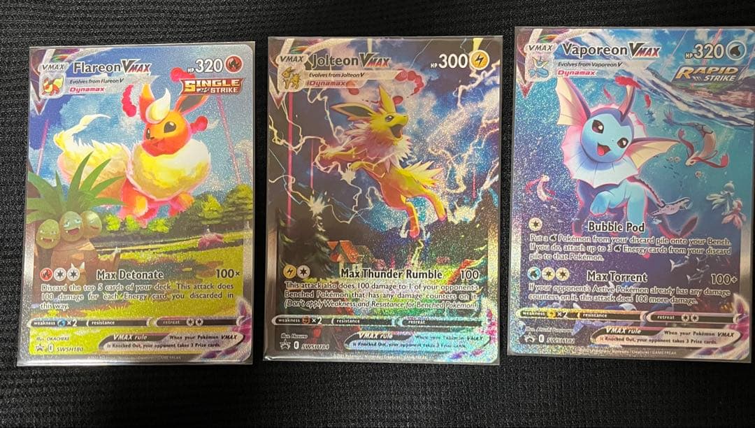 ポケモンカード　夏ポケカ　海外版　ブースター　サンダース　シャワーズ 夏ポケカ英語版 ブースター/シャワーズ/サンダース 3枚セット 3枚の