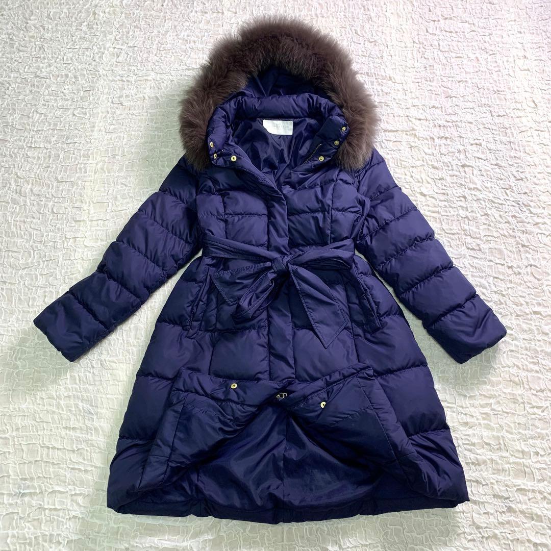 PROPORTION ロングダウンコート フォックスファー　ベルト